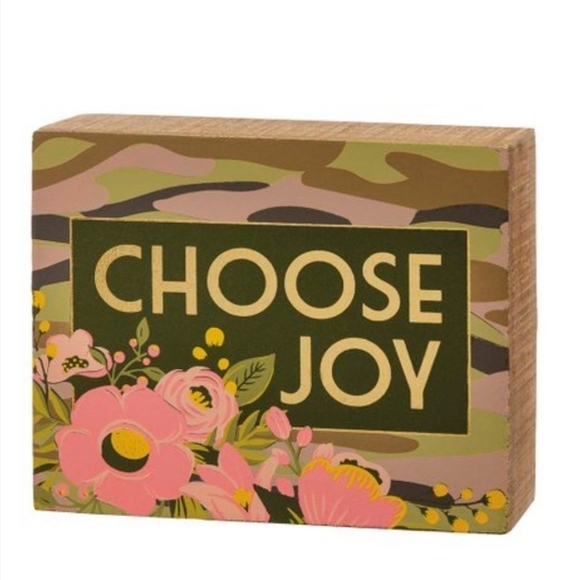 🦋NWT CHOOSE JOY BOX SIGN - Picture 4 of 11